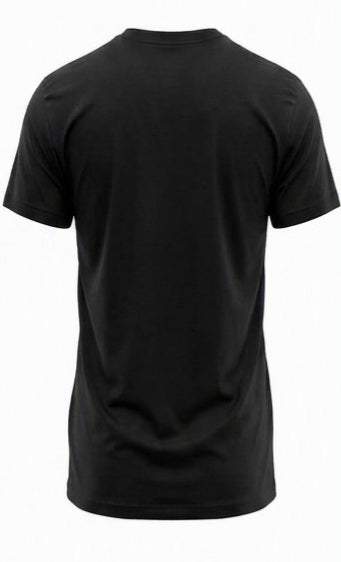 Bisiklet Yaka T-Shirt - Siyah