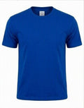 Bisiklet Yaka T-Shirt - Saks Mavi