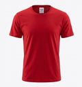 Bisiklet Yaka T-Shirt - Kırmızı