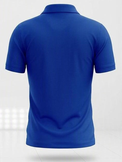 Polo Yaka T-Shirt - Saks Mavi