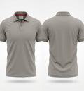 Polo Yaka T-Shirt - Açık Gri