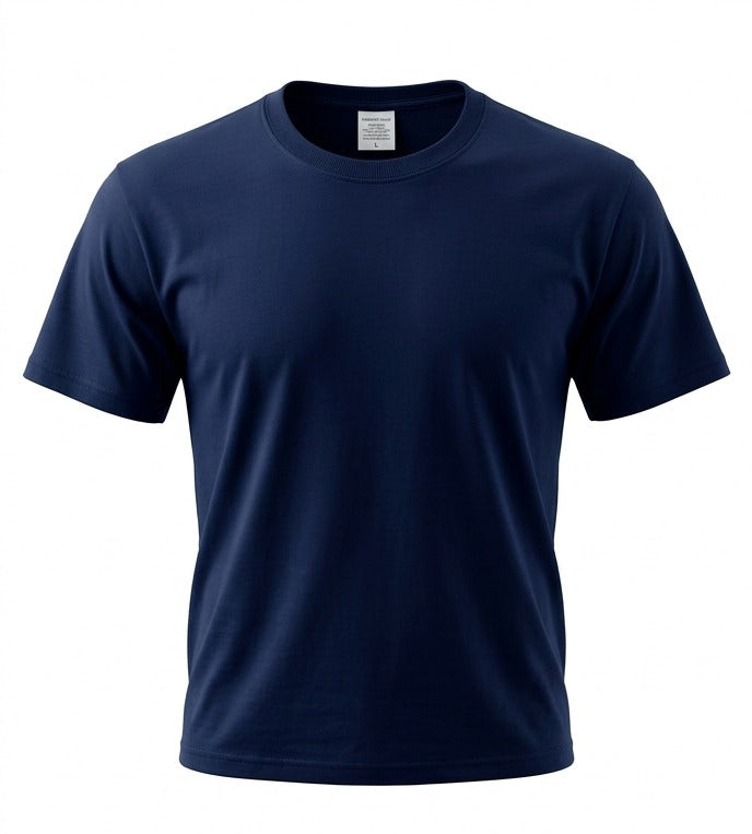 Bisiklet Yaka T-Shirt - Lacivert