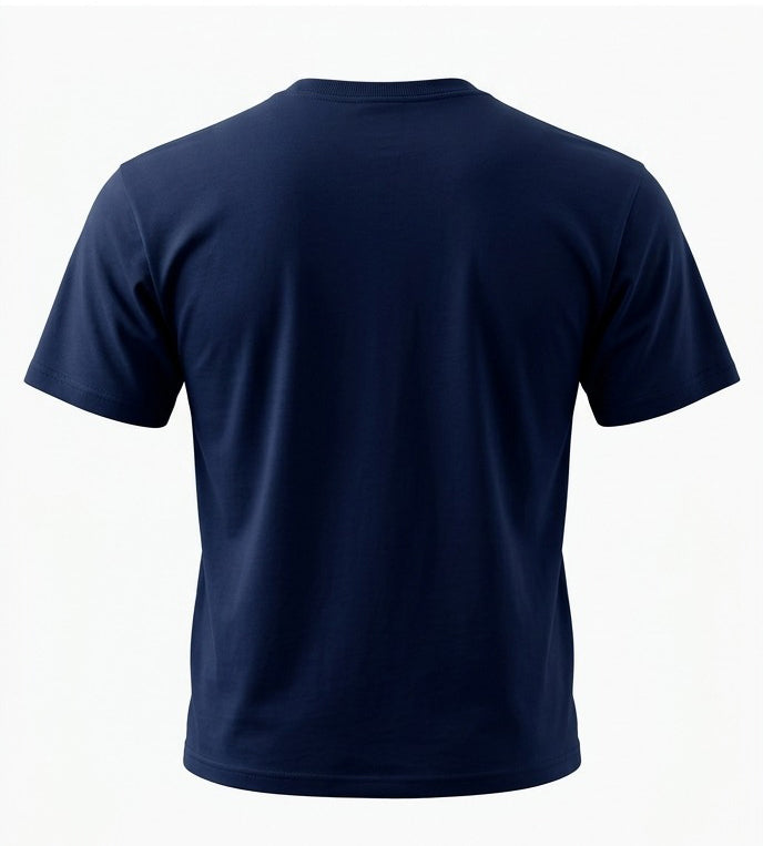Bisiklet Yaka T-Shirt - Lacivert
